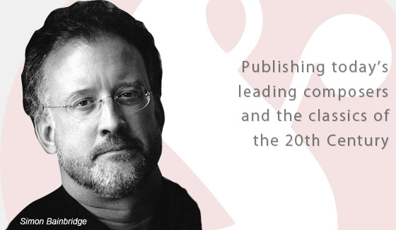 Publishing today's leading composers and the classics of the 20th Century